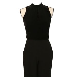 Ralph Lauren Velour Sleeveless Top Jumpsuit Sz 0